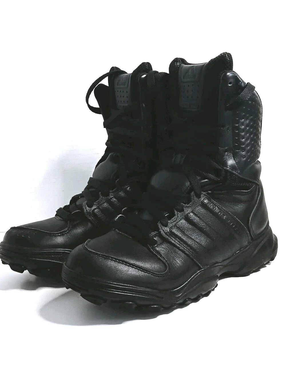 Adidas GSG-9.2 Tactical Boots Black Leather Traxion SWAT/Police Mens 5.5M W7 EUC